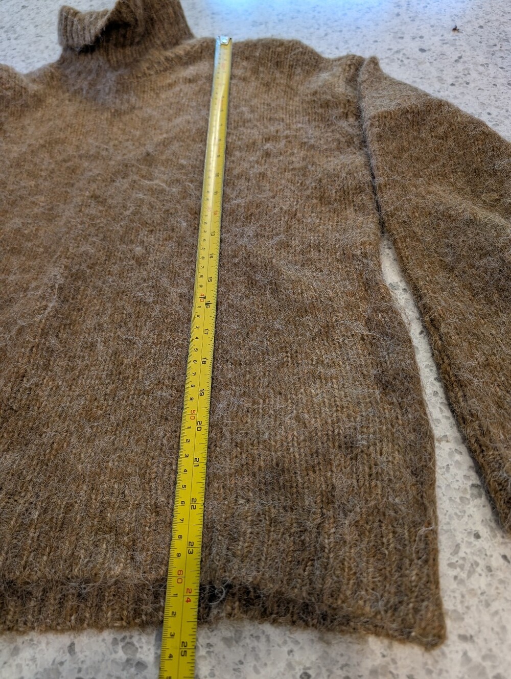Kaffe Medium Wool Mix Sweater Kasarla Roll Neck Pullover Brown Knit Turtleneck - Picture 16 of 16